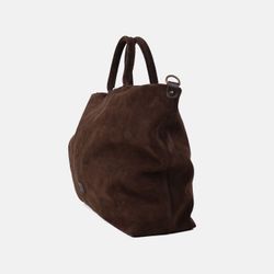 Bolso de mano grande Zoe de serraje
